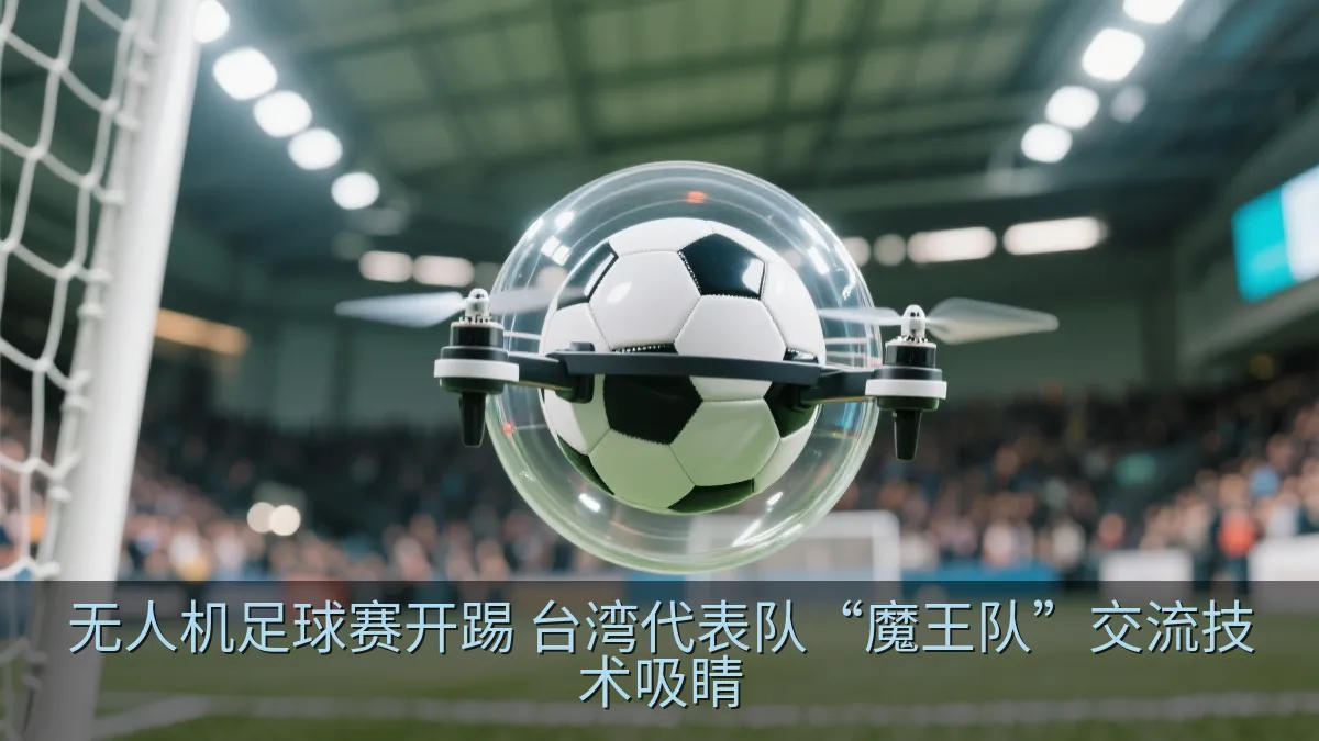 无人机足球赛中选手进行攻防对抗