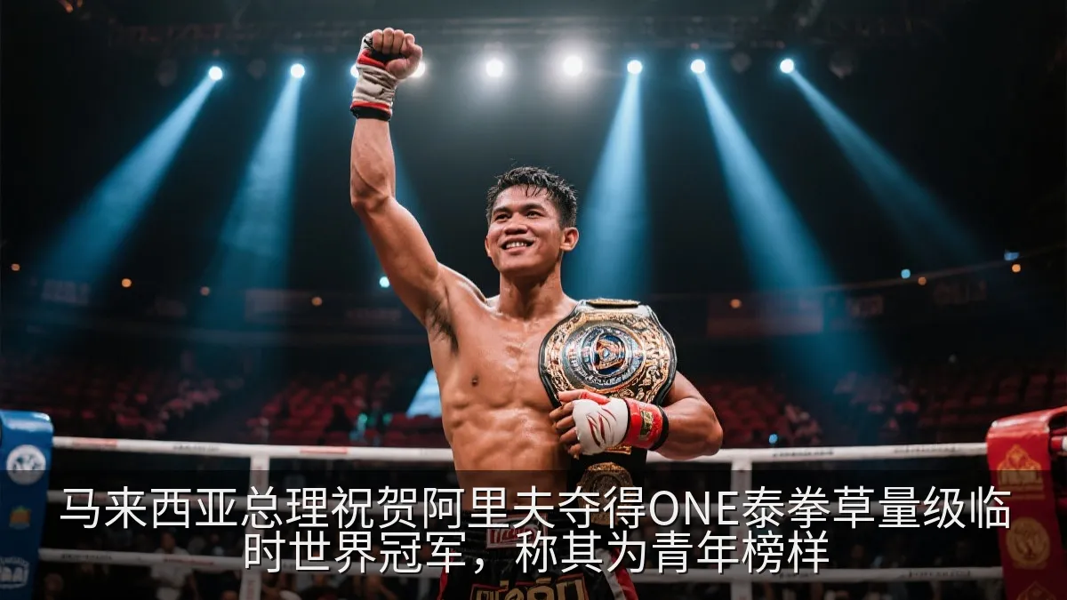 马来西亚总理祝贺阿里夫夺得ONE泰拳草量级临时世界冠军，称其为青年榜样